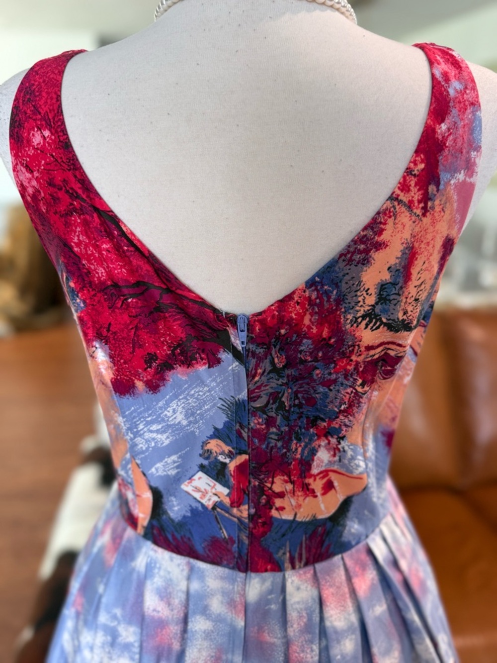 š Retrospecād Elizabeth in Gay Pari Retro Spring Summer Dress - Picture 5 of 13